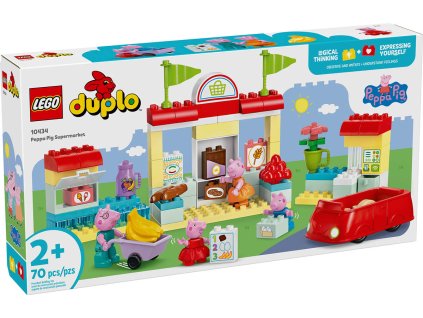 LEGO DUPLO Prasátko Peppa Pig a supermarket 10434 STAVEBNICE