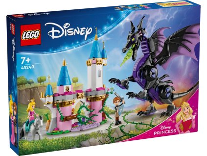 LEGO DISNEY PRINCESS Zloba v dračí podobě 43240 STAVEBNICE
