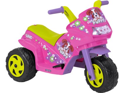 PEG PÉREGO Mini Puppy 25W 6V Tříkolka holčičí ELEKTRICKÉ VOZÍTKO