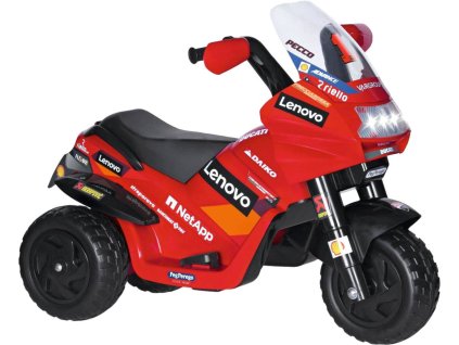 PEG PÉREGO Ducati Desmosedici EVO 50W 6V Tříkolka ELEKTRICKÉ VOZÍTKO