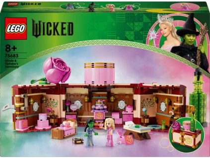 LEGO WICKED Studentská kolej Glindy a Elphaby 75683 STAVEBNICE