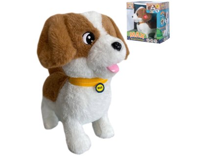 MAC TOYS Steppos pejsek Max interaktivní chodí štěká na baterie Zvuk