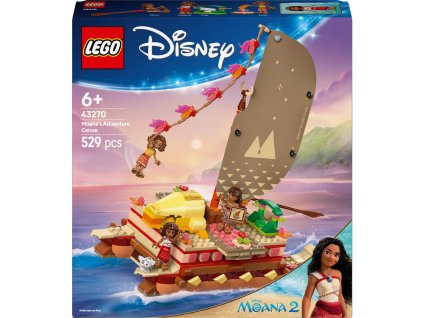 LEGO DISNEY Vaiana a dobrodružství na kánoi 43270 STAVEBNICE