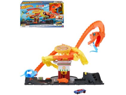 MATTEL HOT WHEELS City Kobra útočí herní set s autíčkem