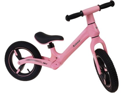 Odrážedlo Růžové dětské odstrkovadlo 12" nastavitelný sedák