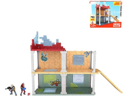 Fortnite Battle Royale W2 Mega pevnost herní set se 2 figurkami plast
