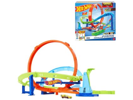 MATTEL HOT WHEELS Extrémní hyper smyčka set akční dráha s autíčkem