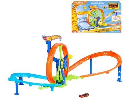 MATTEL HOT WHEELS Řetězový náraz set akční dráha s autíčkem