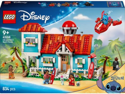LEGO DISNEY Lilo a Stitch a domek na pláži 43268 STAVEBNICE