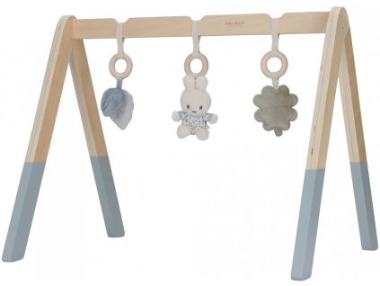 LITTLE DUTCH DŘEVO Baby hrazdička Miffy Lucky Leaves pro miminko