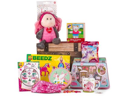 Truhla plná hraček Emily dětské hračky pro holky velká sada mix 10ks