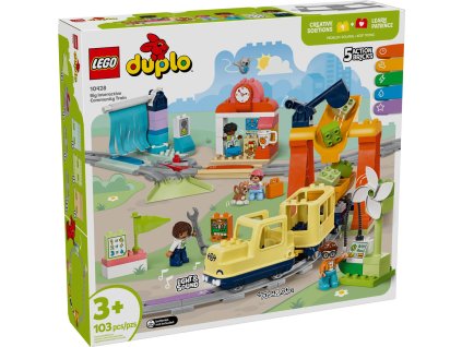 LEGO DUPLO Vláček interaktivní na baterie Světlo Zvuk 10428 STAVEBNICE