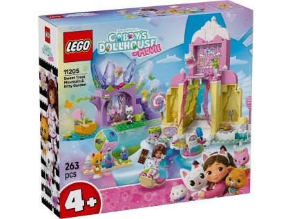 LEGO GABBYS DOLLHOUSE Cukrová hora a Kočičí zahrádka 11205 STAVEBNICE