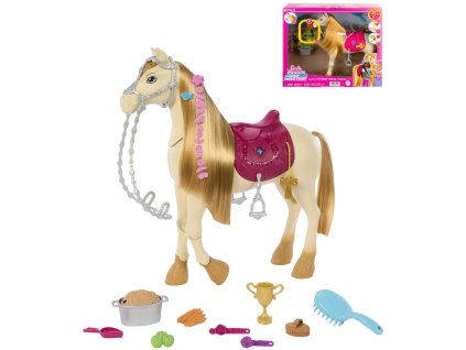MATTEL BRB Barbie Kůň Tornádo mrkací tančící na baterie Zvuk