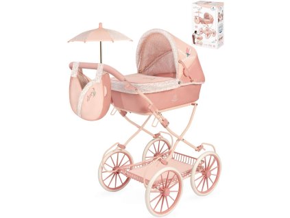 DECUEVAS Kočárek Tulipe 2025 skládací s taškou pro panenku miminko