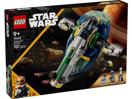 LEGO STAR WARS Jango Fett a jeho hvězdná loď 75433 STAVEBNICE