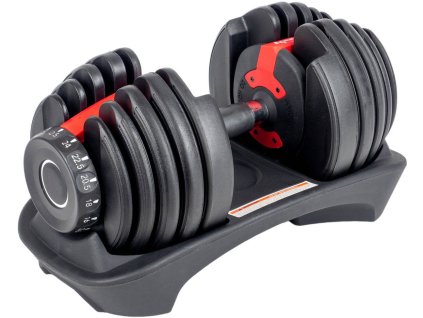 ACRA Činka nastavitelná jednoruční 24kg set 15 činek v 1