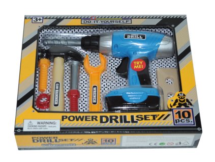 Vrtačka s příslušenstvím 10 ks