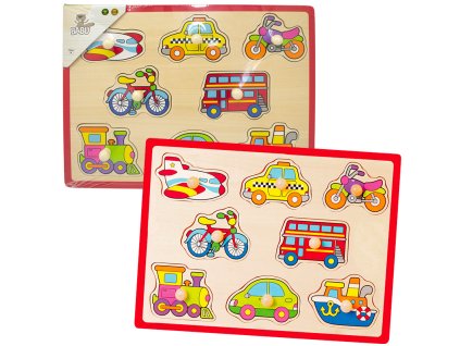 BABU - Dřevěná vkládačka s úchyty doprava