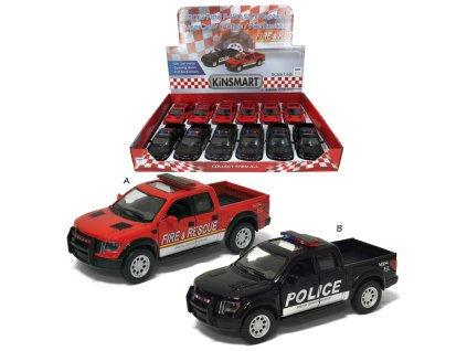 Kovový model - Ford F-150 SVT 2013 Raptor SuperCrew - Záchranáři - 2 druhy
