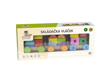 BABU vláčky - Vlak barevný
