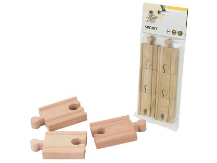 BABU vláčky - Kolej rovná 5 cm, 6ks