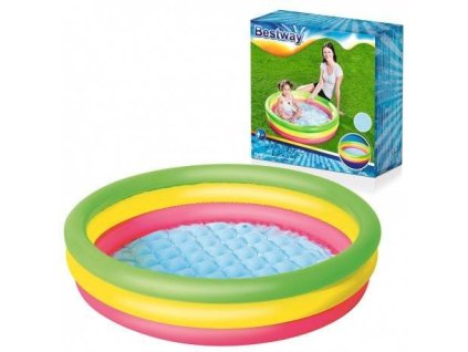 BESTWAY 51104 - Nafukovací bazén Swim Squad™ Ø 102 x 25 cm