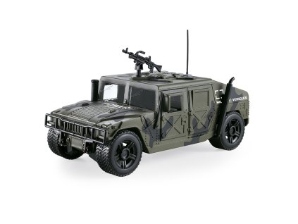 CITY SERVICE CAR - 1:16 Vojenské obrněné vozidlo tmavé maskování