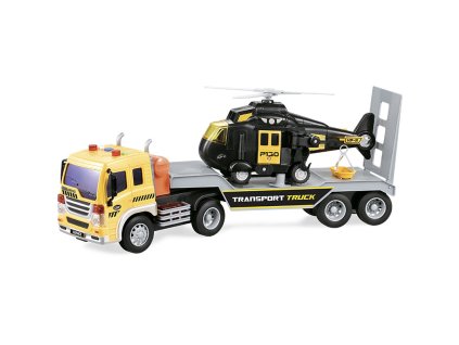 CITY SERVICE CAR - 1:16 Tahač s návěsem a vrtulníkem 571C