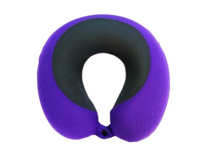 Záhlavník fialový 30x30x9 cm