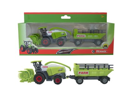 FARM SERVICE - Kombajn s přívěsem 1:50 902222C