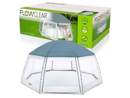 BESTWAY 58612 - Bazénové zastřešení pro bazény s průměrem do 488 cm