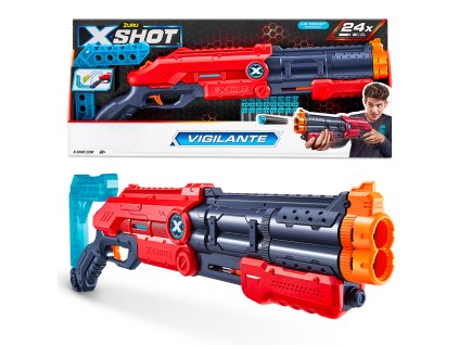 X-SHOT EXCEL Vigilante puška s dvojitou hlavní a 24 náboji