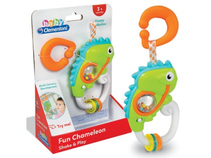Baby Clementoni - Chrastítko chameleon