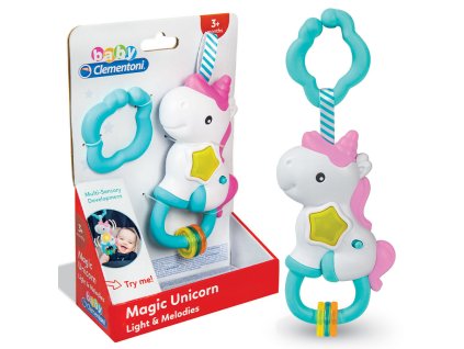 Baby Clementoni - Chrastítko jednorožec