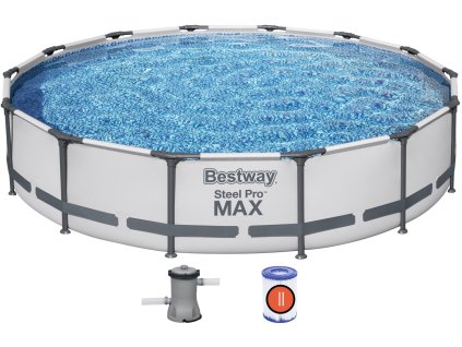 BESTWAY 56595 - Bazén s konstrukcí Steel Pro Max 427 x 84 cm + kartušová filtrace