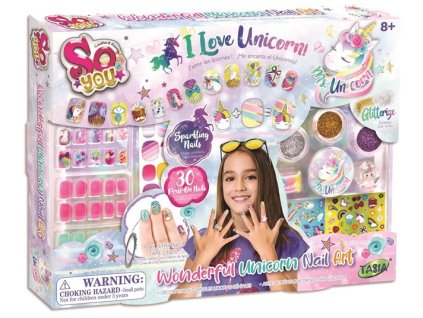 TASIA - Nalepovací nehty jednorožec