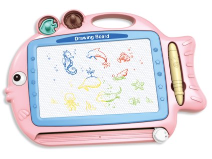 Kreslící tabulka rybka 2v1 - oboustranná