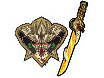 Meč a štít SAMURAJ - KOBRA