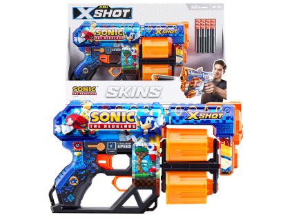 X-SHOT SKINS SONIC s 12 náboji