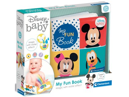 Baby Clementoni - Zábavná knížka DISNEY