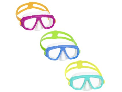 BESTWAY 22011 - Potápěčská maska ​​Champ Essential™ od 3 let - 3 druhy