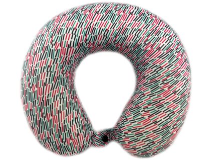 Záhlavník s potiskem a paměťovou pěnou - žíhaný