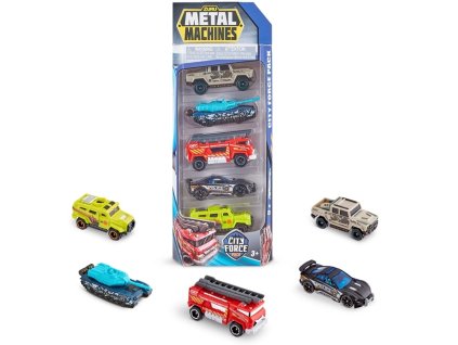 Metal Machines City force Sada aut 5 ks