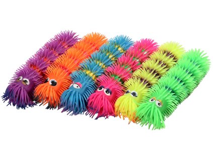 Antistresová mačkací Stonožka/Housenka 30 cm - více druhů