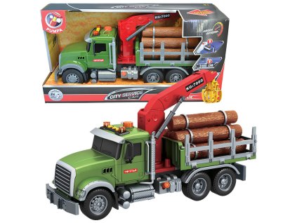 CITY SERVICE CAR - 1:12 Nákladní auto pro přepravu dřeva