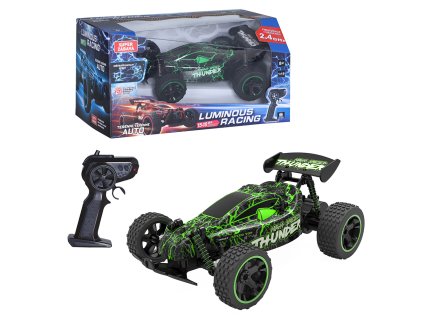 R/C Terénní auto buggy 1:18 LUMINOUS RACING 2,4GHz - ZELENÉ