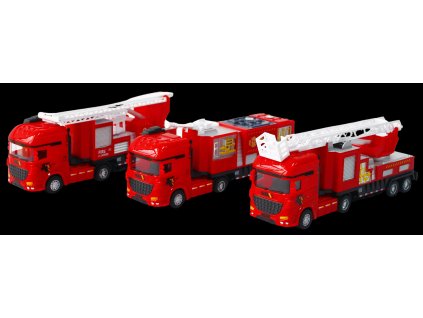 Hasičské auto - 3 druhy