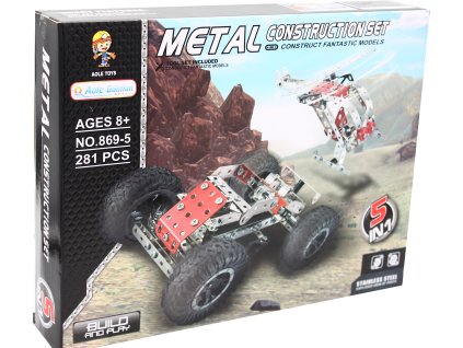 Kovová stavebnice 5v1 281 dílky