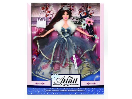 Panenka ve společenských šatech Atinil s doplňky 28 cm - 31535